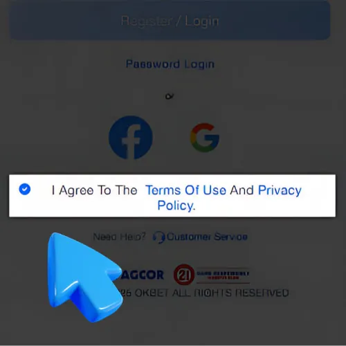 Instruction Agree to terms