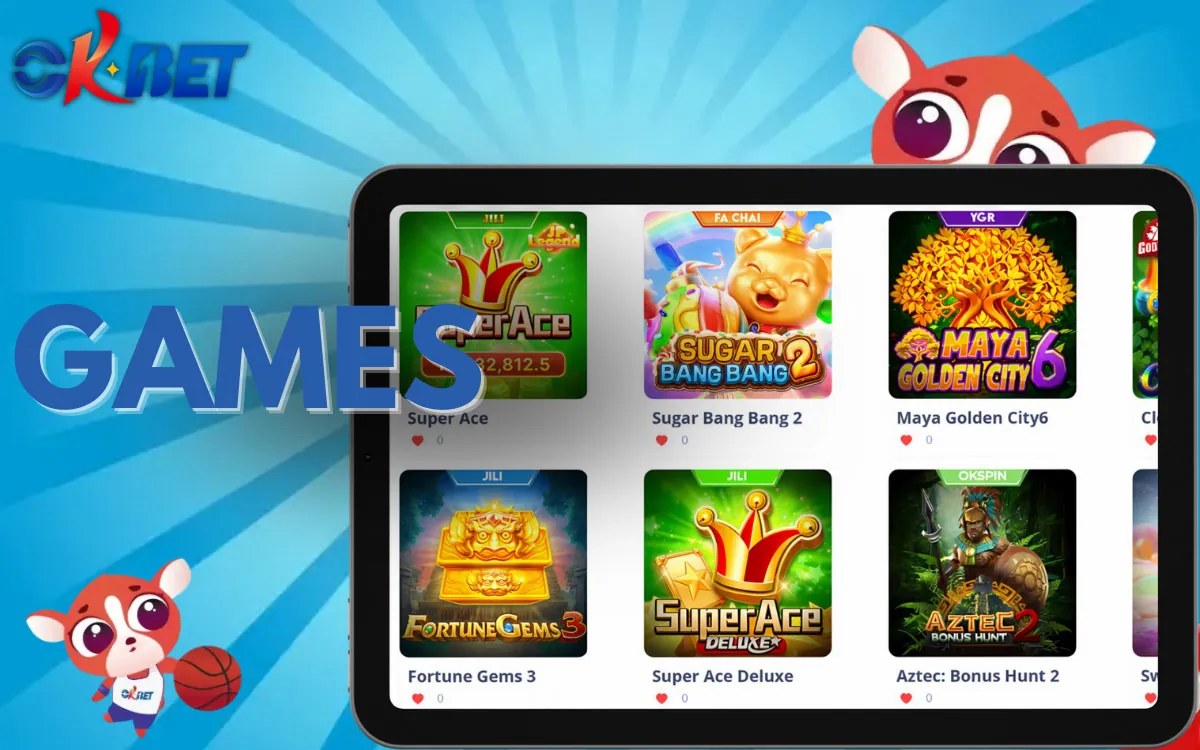 OKBet Games You Can Play