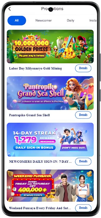 OKBet Screenshot of active promotions