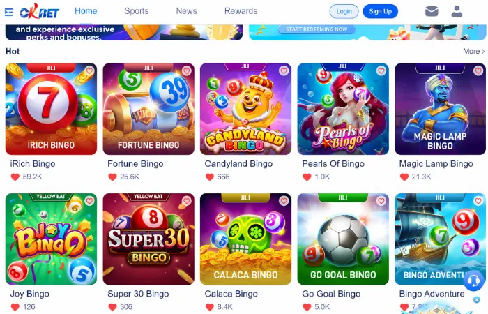 OKBet E-Bingo