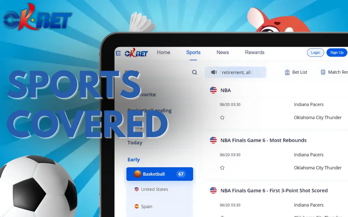 OKBet Sports Covered