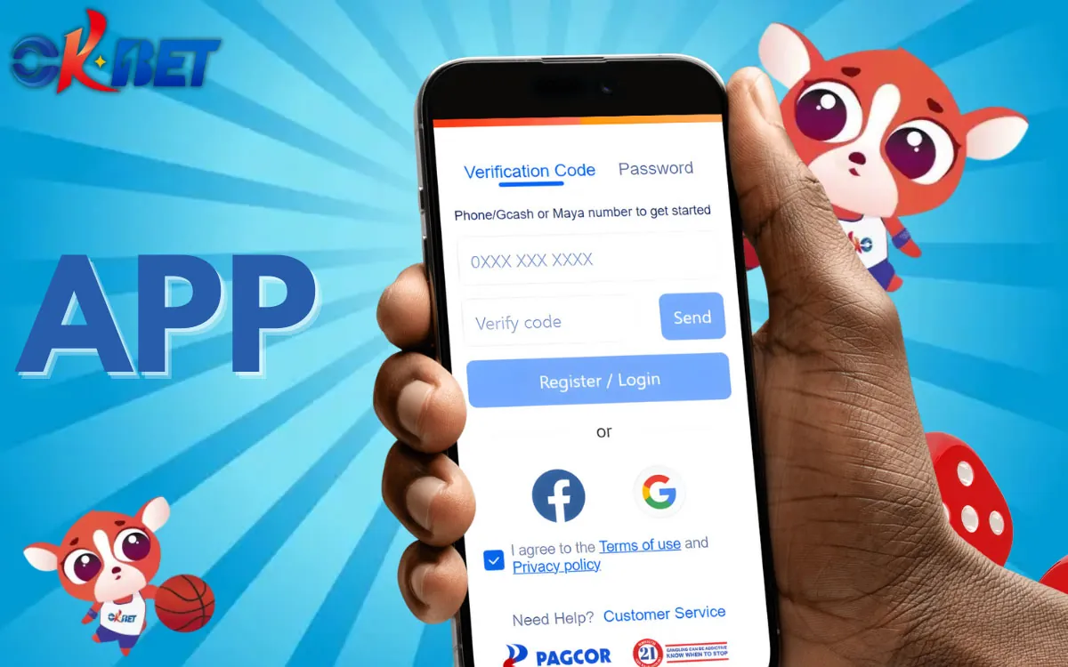 Mobile App Log in via the OKBet